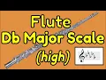 Flute Scales Db high