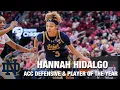 Notre Dame s Hannah Hidalgo Named 2024-25 ACC Defensive Player Player Of The Year