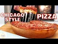 Download Lagu The BEST Deep Dish PIZZA Recipe From Chicago | GIORDANOS | Homemade RECIPE | What to EAT in Chicago