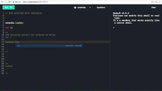 Javascript Web hoisting with variables