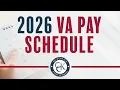2026 VA Disability Payment Schedule for Veterans VA Pay Dates