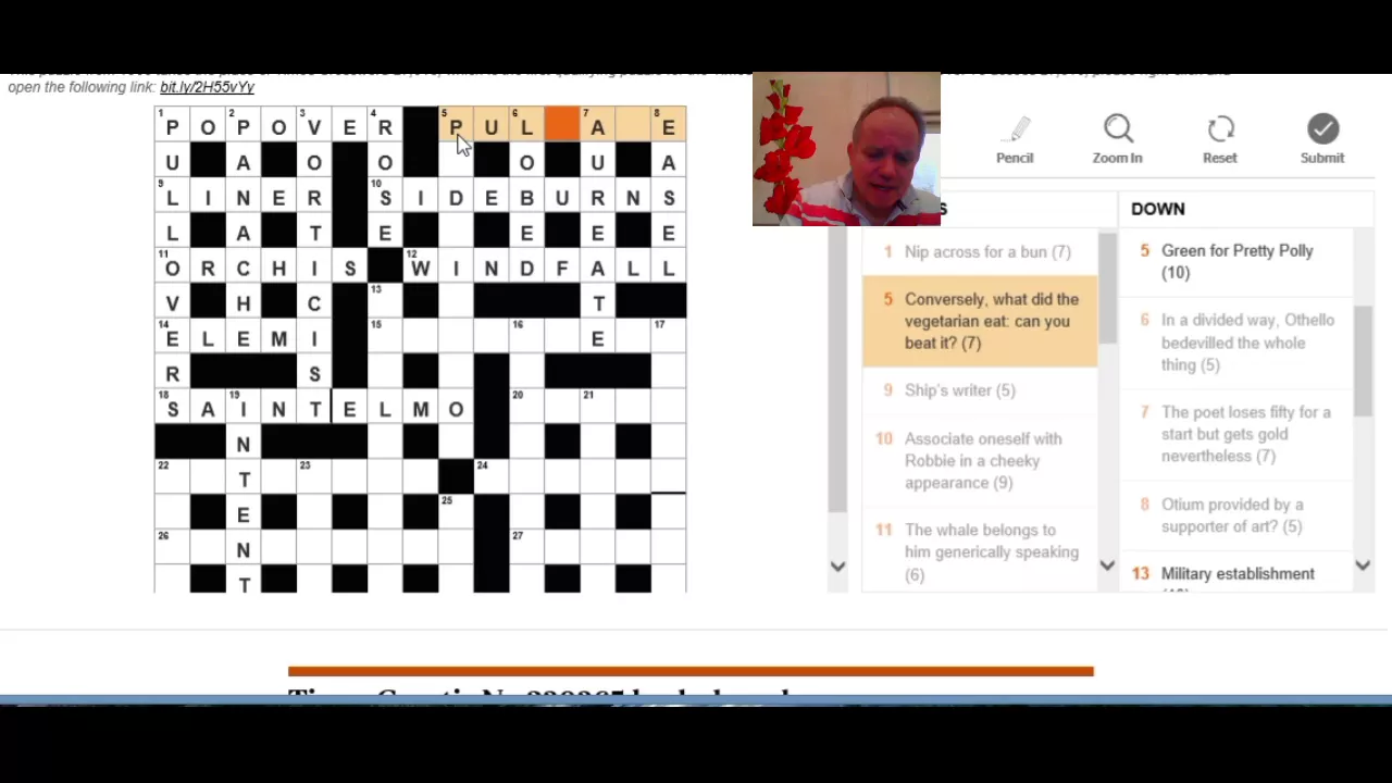 Solving the Times Crossword from March 1965!
