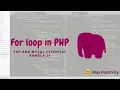 for loop in php 31 PHP and Mysql Essential Bangla Max Positivity