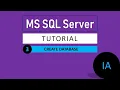 3 CREATE DATABASE in MS SQL Server SQL Server Tutorial