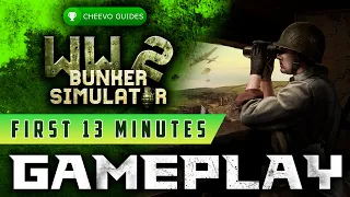 WW2 Bunker Simulator - 4K Gameplay (First 13 Minutes | Xbox Series X)