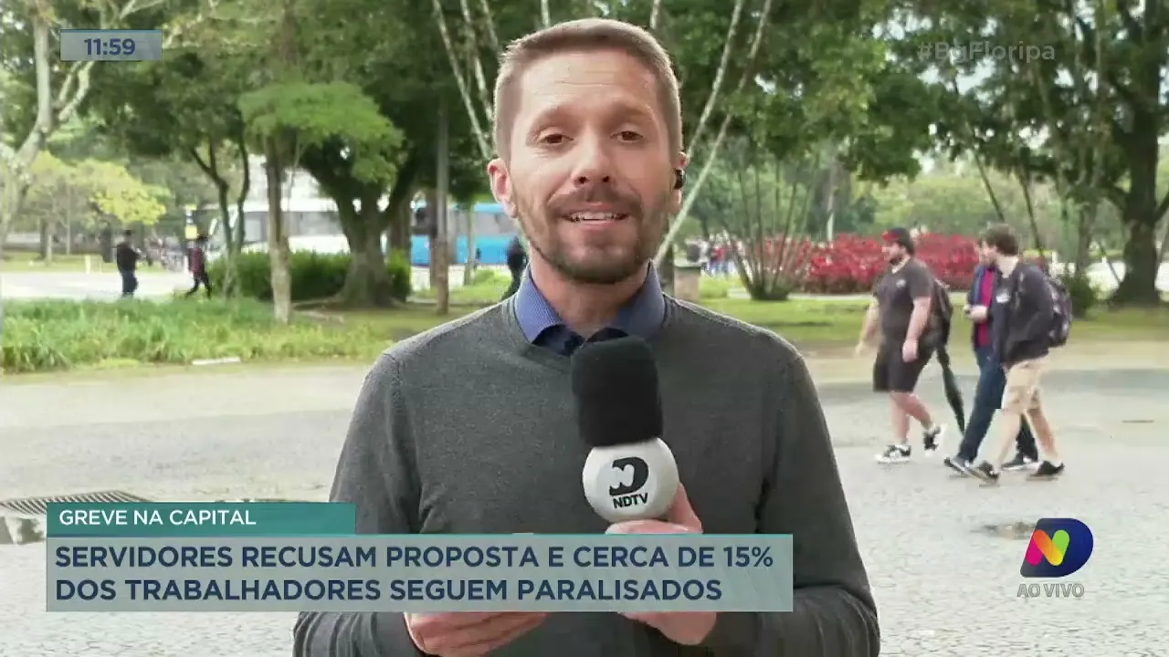 Greve: servidores recusam proposta e cerca de 15% dos trabalhadores seguem paralisados