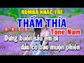 Download Lagu Karaoke Thấm Thía Rumba Tone Nam | Karaoke Rumba Nhạc Trẻ