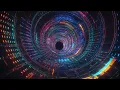 Neon Cyber Tunnel Wormhole Seamless Loop 4K No Copyright