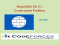 Codeforces Round 866 Div 2 C Constructive Problem - Arrays