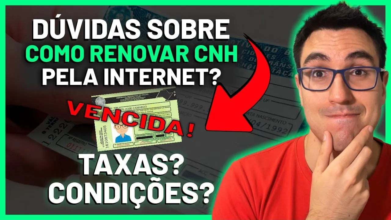 RENOVAÇÃO DA CNH PELA INTERNET | COMO RENOVAR? TAXAS? CONDIÇÕES? EXAMES? PASSO A PASSO