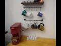 Coffee Cup Rack and Mug Holder Setup a Coffee Bar