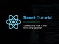 The useReducer hook in React usereducer hook typescript