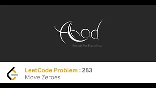 LeetCode Problem 283 Move Zeroes Java