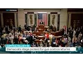 Democrats stage protest for gun control reforms Kilmeny Duchardt reports
