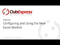 ClubExpress - Webinar