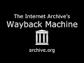 How to use the Wayback Machine