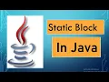 Static Block In Java Static Block Program In Hindi