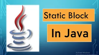Static Block In Java Static Block Program In Hindi