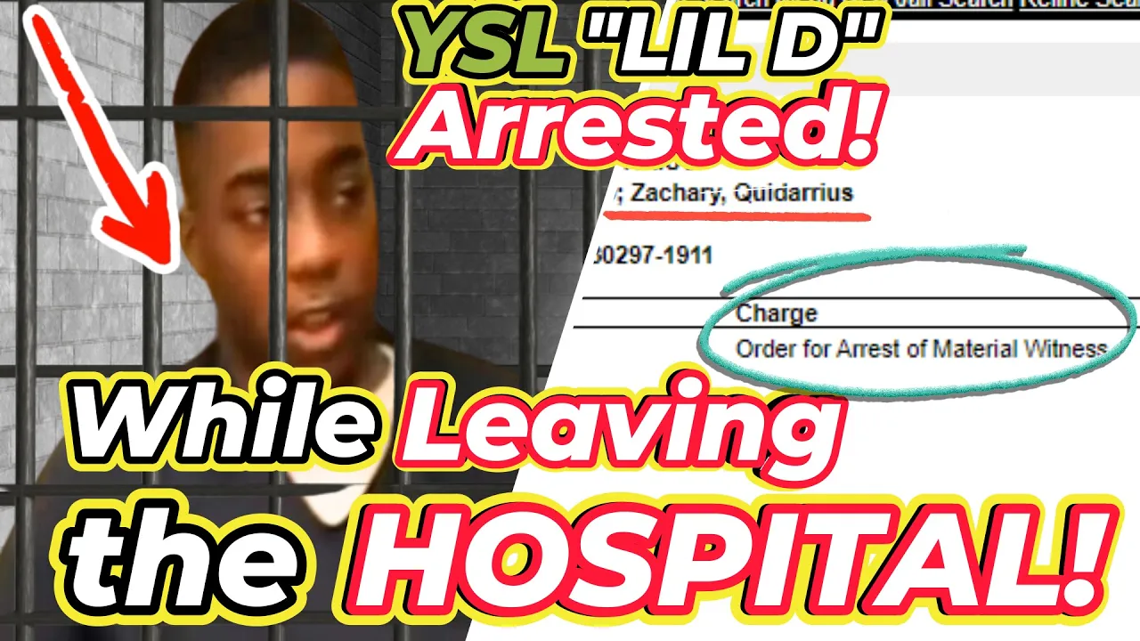 BREAKING: "Lil D" ARRESTED Leaving HOSPITAL! Det. Gaither MARRIED to YSL! WILD! #ysltrial #youngthug