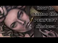 Medusa tattoo time lapse Medusa tattoo tutorial Medusa tattoo
