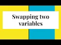 Swapping two variables in Java using temp