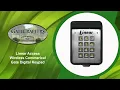How To Use Linear Access Driveway Gate Wireless Commercial Digital Keypad