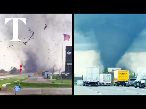 Video Thumbnail: Tornado rips through Nebraska causing  significant damage 