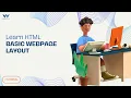 How To Create Website Page Layout In HTML CSS Using Float - Web Layout Design HTML Tutorials