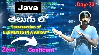 Java 365 Challenge Day 73 MY STORY AND JOURNEY TELUGU