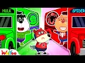 NEW Wolf Pretends to Be a Superhero on The Superhero Bus Can He Save Everyone Wolfoo Channel