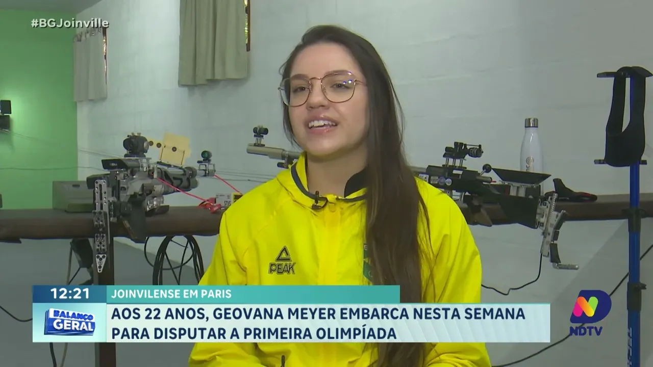 Joinvilense em Paris: Geovana Meyer embarca nesta semana para disputar a primeira Olimpíada
