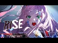 Nightcore - RISE - (Lyrics)