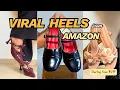 VIRAL PINTEREST-AESTHETIC HEELS FROM AMAZON STARTING FROM 499 Look Expensive Feel Cute