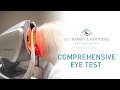 What happens during a comprehensive eye test