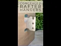 Concealed Rafter Hangers for A Cleaner Look Simpson Joist Hangers