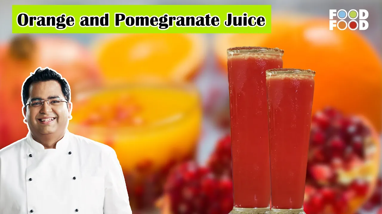 Must Try This Easy Refreshing Orange and Pomegranate Juice         FoodFood Recipe