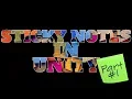 Sticky Notes - Add TODOs Bug Reports etc into your Unity Scene