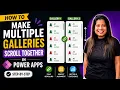 How to make multiple Galleries scroll together in Power Apps