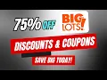 75 Off Big Lots Coupon Code Promo Codes Discounts