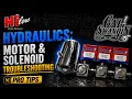 Lowrider Tech Hydraulics Motor Solenoid Troubleshooting