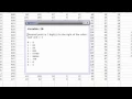 Stem and leafplot with StatCrunch