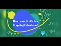 How to use Geogebra Graphing Calculator for android