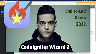 CodeIgniter Wizard 2 x for Mac End-to-End Demo 2022-23