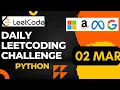 Beats 100 MAR 2 Python Merge Two 2D Arrays by Summing Values