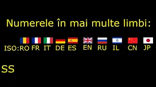 nr de la 1 la 10 n anumite limbi ss