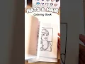 Coloring Book leafing through1920 Hats Hair