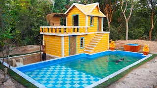 Amazing Building Underground two-story House with Gym room & Swimming Pool