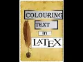 Text color and page color in LaTeX in Bengali