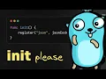 Clean package setup in Go using the init function