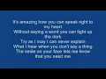 Ronan Keating - When You Say Nothing At All ( Lyrics)